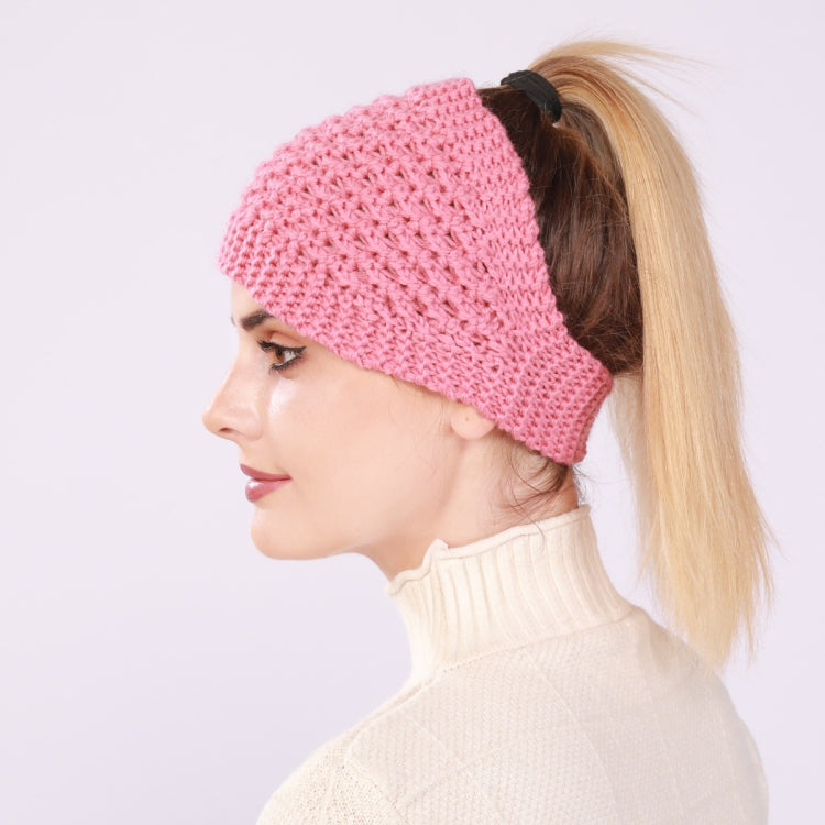 2 pezzi Fascia per capelli lavorata a maglia Protezione per le orecchie calda Copricapo allargato Accessori per capelli, Creamy-white, Dark Gray, Light Grey, Black, Red, Pink, Khaki, Cream Color