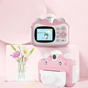 KX01-1 Fotocamera digitale per bambini a colori Smart Photo e Video senza scheda di memoria, KX01-1 (Pink+White), KX01-1 (Blue+White), KX01-1 (Green+White), KX01-1 (Blue+Yellow)