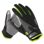 1 paio QX0002 Touch screen per protezione solare sportiva Guanti da ciclismo antiurto resistenti all'usura antiscivolo, L