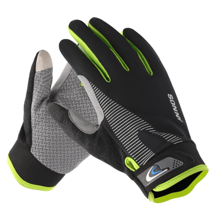1 paio QX0002 Touch screen per protezione solare sportiva Guanti da ciclismo antiurto resistenti all'usura antiscivolo, L
