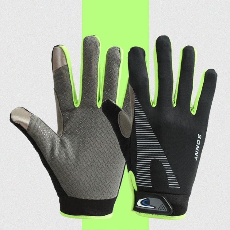 1 paio QX0002 Touch screen per protezione solare sportiva Guanti da ciclismo antiurto resistenti all'usura antiscivolo, L