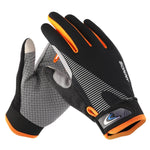 1 paio QX0002 Touch screen per protezione solare sportiva Guanti da ciclismo antiurto resistenti all'usura antiscivolo, L