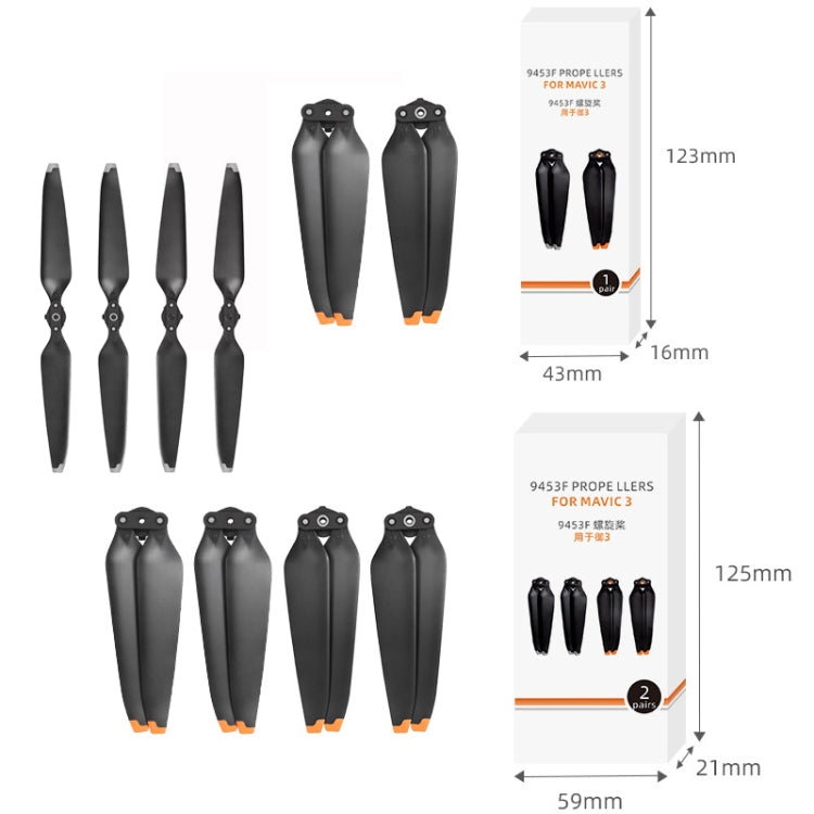 Lame a sgancio rapido in plastica per DJI Mavic 3