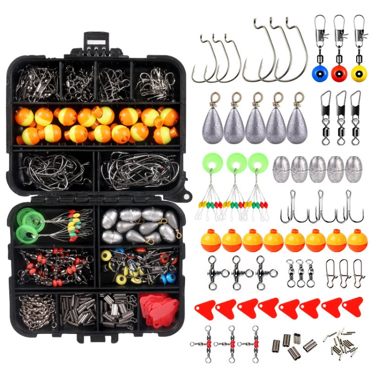 263 PCS / Set T0196 Pesca Piccoli accessori Attrezzatura da pesca su roccia galleggiante a forma di palla, 263 PCS / Set T0196