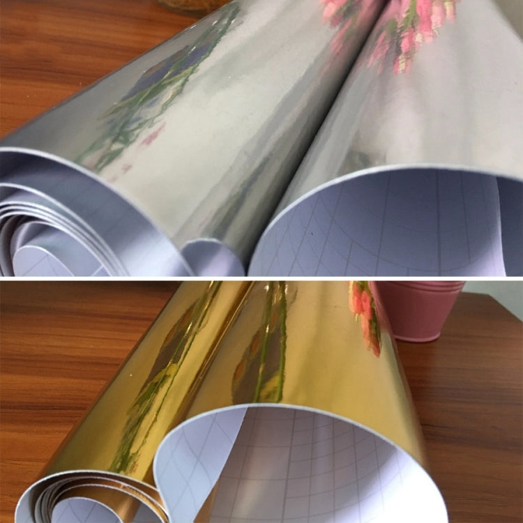 Adesivo per auto adesivo per tazza autoadesivo in metallo lucido con pellicola in vinile, Gold 30cm x 100cm, Gold 30cm x 150cm, Silver 30cm x 100cm, Silver 30cm x 150cm, Rose Gold 30cm x 100cm, Rose Gold 30cm x 150cm