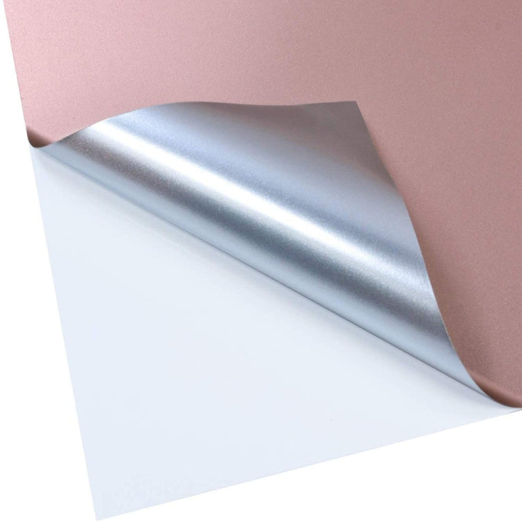 Adesivo autoadesivo in metallo opaco con scritta in vinile, adesivo per tazza, adesivo per auto, 30x100cm, 30x150cm
