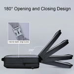 160 Zaino per laptop impermeabile in ABS di grande capacità con porta di ricarica USB, Light Grey, Black