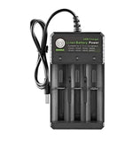 Caricabatterie BMAX 3 Slot per Batterie Li-ion 3,7-4,2V
