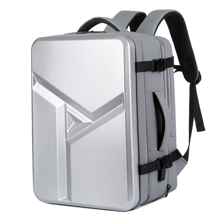 Zaino rigido espandibile impermeabile di grande capacità con foro di ricarica USB, 161 Light Grey, 161 Black, 161 Dark Gray, 162 Black, 162 Deep Gray, 162 Light Gray
