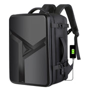 Zaino rigido espandibile impermeabile di grande capacità con foro di ricarica USB, 161 Light Grey, 161 Black, 161 Dark Gray, 162 Black, 162 Deep Gray, 162 Light Gray