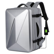 Zaino rigido espandibile impermeabile di grande capacità con foro di ricarica USB, 161 Light Grey, 161 Black, 161 Dark Gray, 162 Black, 162 Deep Gray, 162 Light Gray