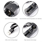 Caricatore USB singolo per batterie al litio 18650