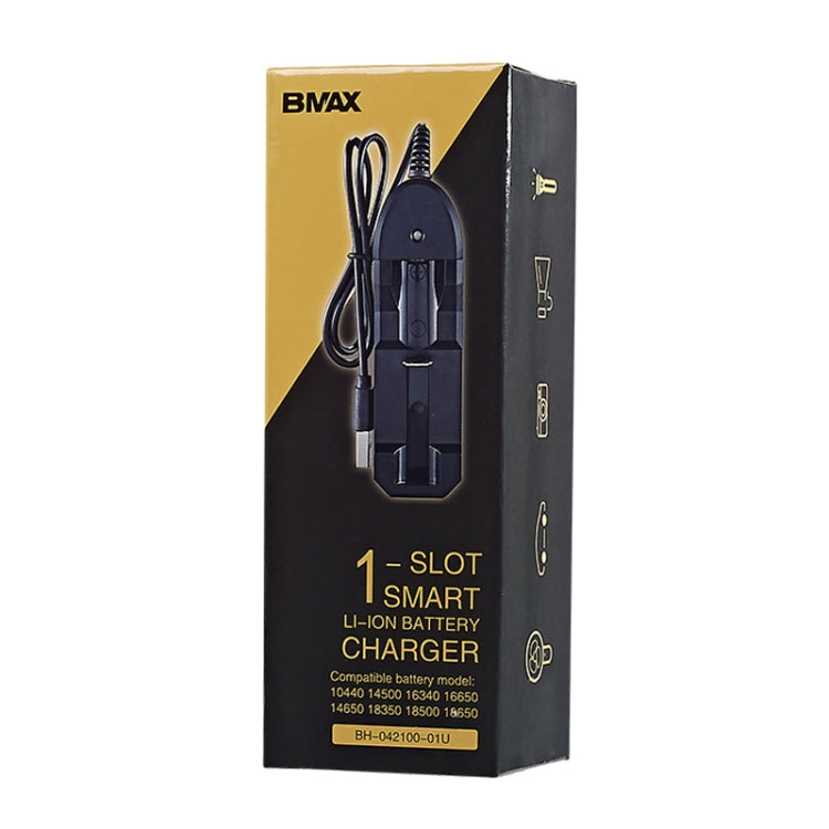 Caricatore USB singolo per batterie al litio 18650