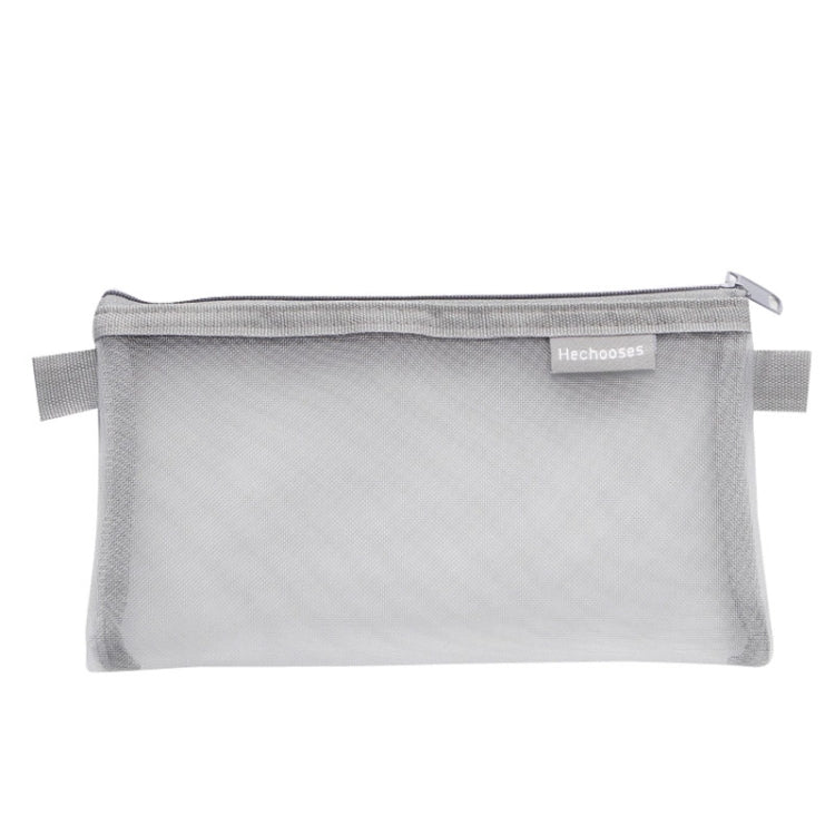 10PCS Hechooses D033 Borsa per penna portatile per esami in rete trasparente, stile:, Square (Black), Square (White), Square (Gray), Square (Pink), Square (Blue), Square (Green), Triangle (Black), Triangle (White), Triangle (Gray), Triangle (Pink)     ...