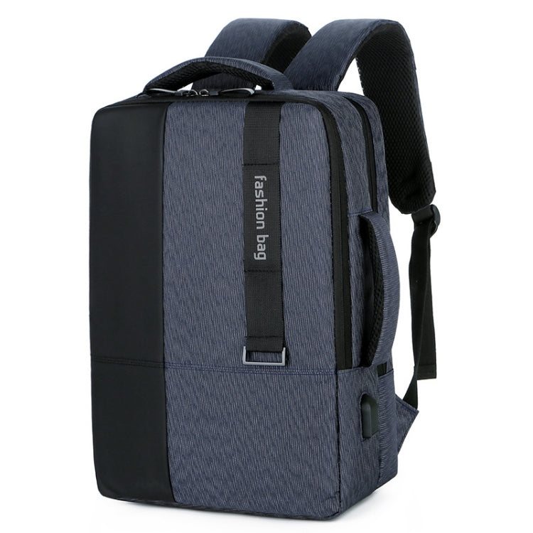 140 Zaino per laptop per pendolari aziendali di grande capacità con interfaccia di ricarica USB, Red, Blue, Black, Grey