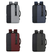 140 Zaino per laptop per pendolari aziendali di grande capacità con interfaccia di ricarica USB, Red, Blue, Black, Grey