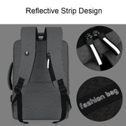 140 Zaino per laptop per pendolari aziendali di grande capacità con interfaccia di ricarica USB, Red, Blue, Black, Grey