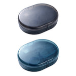 Supporto magnetico per bretelle Beauty Mirror Storage Box con colla da masticare, Black, Navy