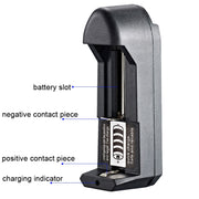 10 PCS Alimentatore a inserimento diretto a slot singolo BMAX 18650 Caricabatteria al litio, Single Slot EU Plug(Black), Single Slot US Plug(Black)