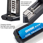 Caricabatterie singolo slot BMAX 18650 EU/US Plug