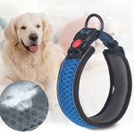 Collare per cani a rete a nido d'ape Collare per collo Collare anti-strangolamento riflettente traspirante, XS, S, M