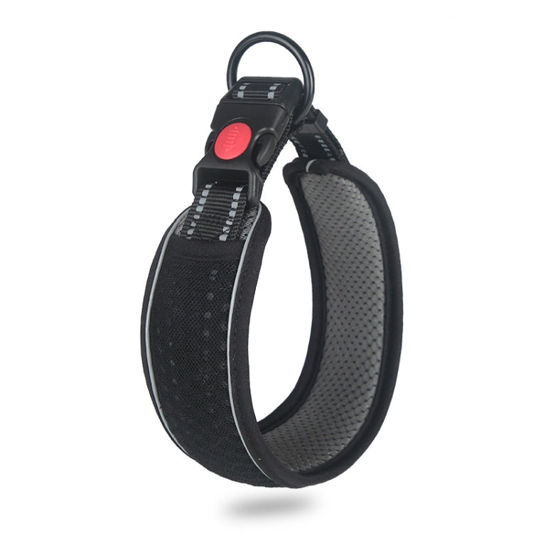 Collare per cani a rete a nido d'ape Collare per collo Collare anti-strangolamento riflettente traspirante, XS, S, M
