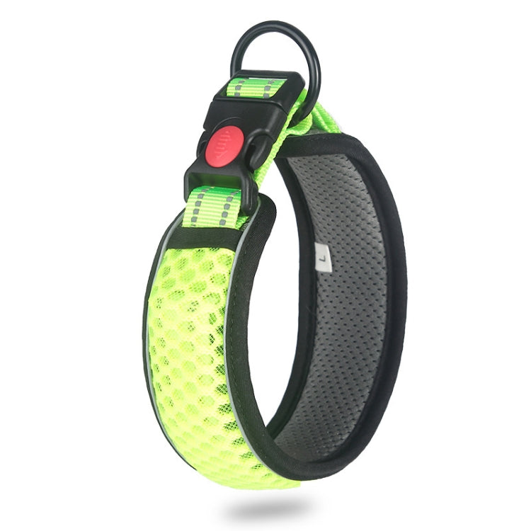 Collare per cani a rete a nido d'ape Collare per collo Collare anti-strangolamento riflettente traspirante, XS, S, M
