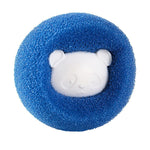 20 PCS Lavatrice Sfera per bucato Decontaminazione Depilazione Sfera di pulizia anti-avvolgimento, Bear Blue, Bear Orange