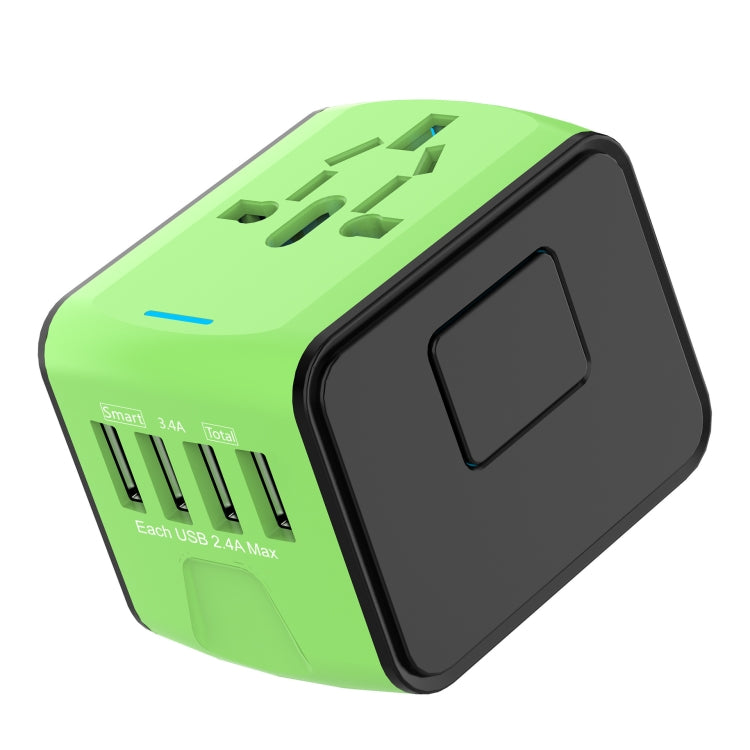 BMAX 199-04U Convertitore USB multifunzionale da viaggio 4 prese USB universali, BMAX 199-04U Green, BMAX 199-04U Blue, BMAX 199-04U Black, BMAX 199-04U White