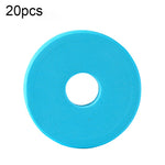 100 PCS ZX07 Bobina principale in schiuma rinforzata con mulinello da pesca, Foam Main Spool Blue, Foam Main Spool Yellow