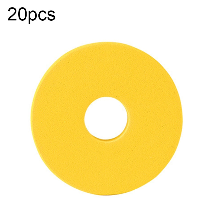 100 PCS ZX07 Bobina principale in schiuma rinforzata con mulinello da pesca, Foam Main Spool Blue, Foam Main Spool Yellow