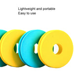 100 PCS ZX07 Bobina principale in schiuma rinforzata con mulinello da pesca, Foam Main Spool Blue, Foam Main Spool Yellow