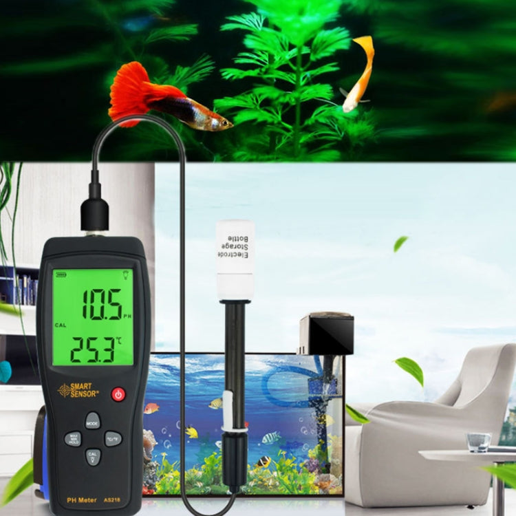 Tester PH Acquario Smart Sensor AS218 con display LCD