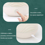 FX-039 Umidificatore a luce ambientale con ricarica USB Mini umidificatore wireless da montagna, Green, White, Wine Red