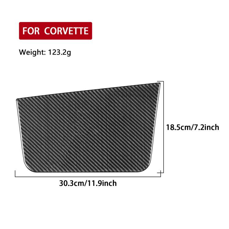 Adesivo per pannello passeggero con guida a destra per Chevrolet Corvette C8, Right-Hand Drive