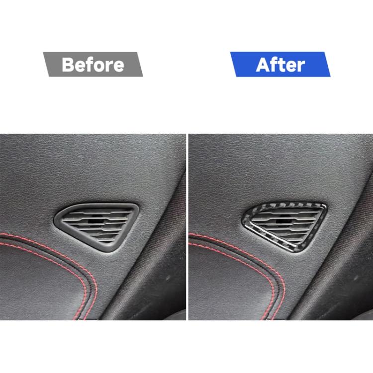 Adesivi per prese d'aria delle portiere dell'auto, set da 2 pezzi, per Chevrolet Corvette C8.