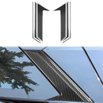 Per Chevrolet Corvette C8, set da 6 adesivi per cornice della telecamera sul tetto.