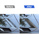 Per Chevrolet Corvette C8, set da 6 adesivi per cornice della telecamera sul tetto.