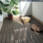 Pavimento per giunzioni anticorrosione impermeabile in legno di plastica per esterni, Coffee, Grey, Apricot Yellow, Tea Color, Rosewood, Black