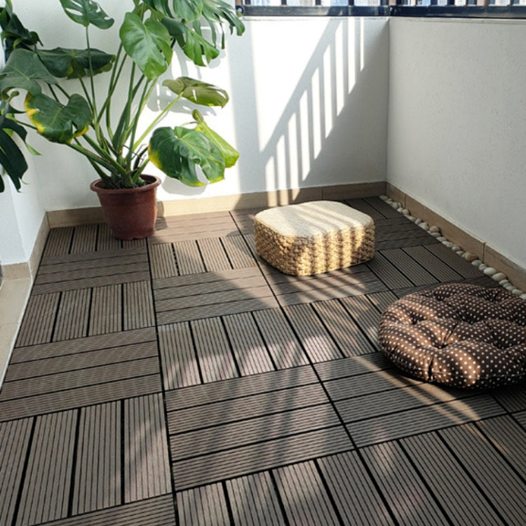 Pavimento per giunzioni anticorrosione impermeabile in legno di plastica per esterni, Coffee, Grey, Apricot Yellow, Tea Color, Rosewood, Black