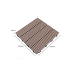 Pavimento per giunzioni anticorrosione impermeabile in legno di plastica per esterni, Coffee, Grey, Apricot Yellow, Tea Color, Rosewood, Black