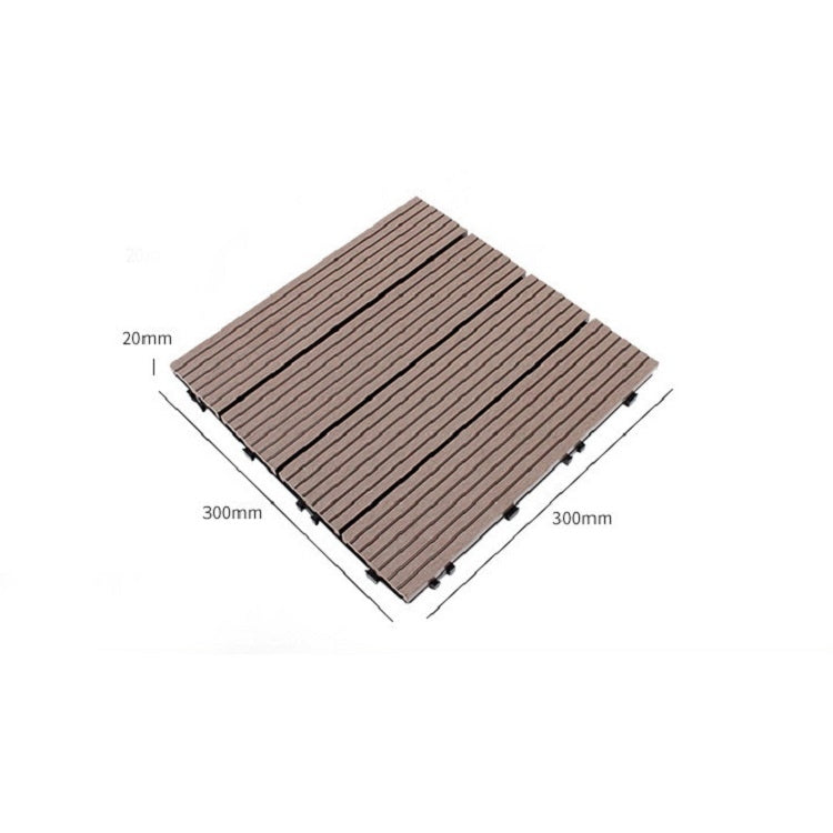 Pavimento per giunzioni anticorrosione impermeabile in legno di plastica per esterni, Coffee, Grey, Apricot Yellow, Tea Color, Rosewood, Black