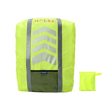 AYKRM AS6-007 Zaino da ciclismo Copertura impermeabile riflettente antipolvere, Fluorescent Red, Fluorescent Green