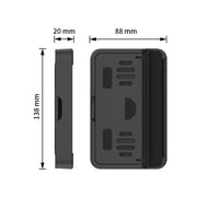 PGTECH Supporto per console pieghevole regolabile per Steam Deck + set di adesivi per trackpad, PGTECH Console Stand + Trackpad Sticker