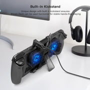 JYS per console di gioco Steam Deck/Switch/OLED Ventola di raffreddamento con staffa, JYS-SD006