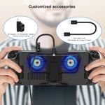 Ventola raffreddamento con staffa per Steam Deck e Switch OLED