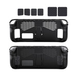Custodia in TPU per Steam Deck con adesivo pulsante touchpad