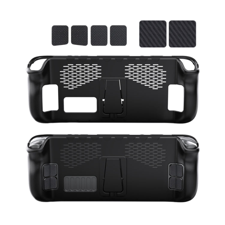 Custodia in TPU per Steam Deck con adesivo pulsante touchpad