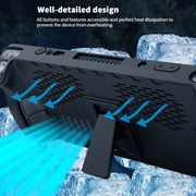 Custodia in TPU portatile JYS per Steam Deck + adesivo pulsante touchpad, TPU Case + Touchpad Button Sticker