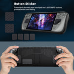 Custodia in TPU per Steam Deck con adesivo pulsante touchpad